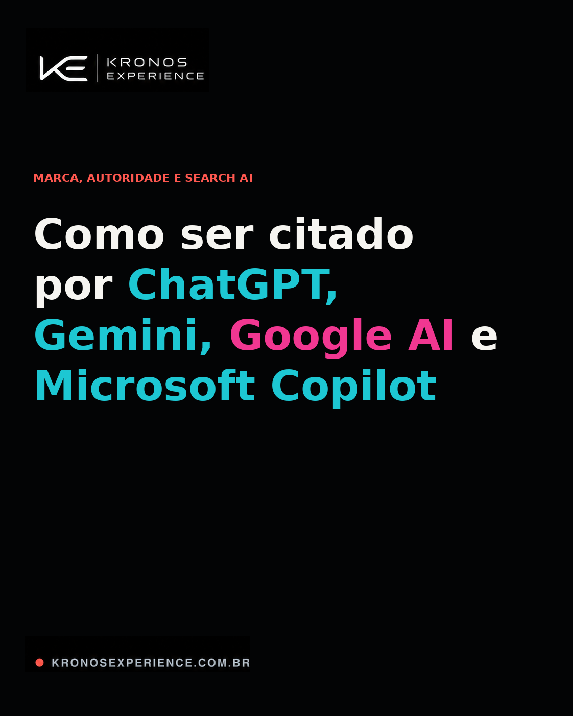 Como ser citado por ChatGPT, Gemini, Google AI e Microsoft Copilot