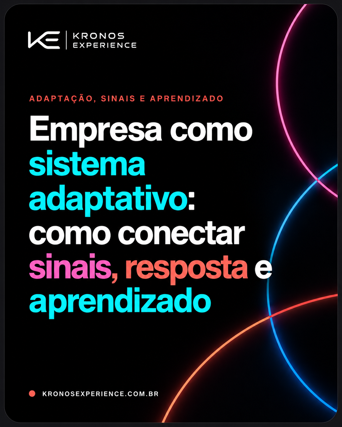 Empresa como sistema adaptativo: como conectar sinais, resposta e aprendizado