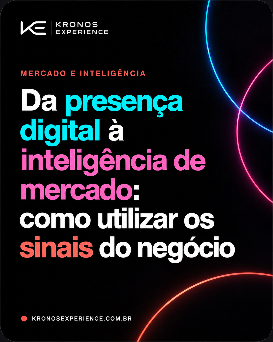 Da presença digital à inteligência de mercado: como utilizar os sinais do negócio