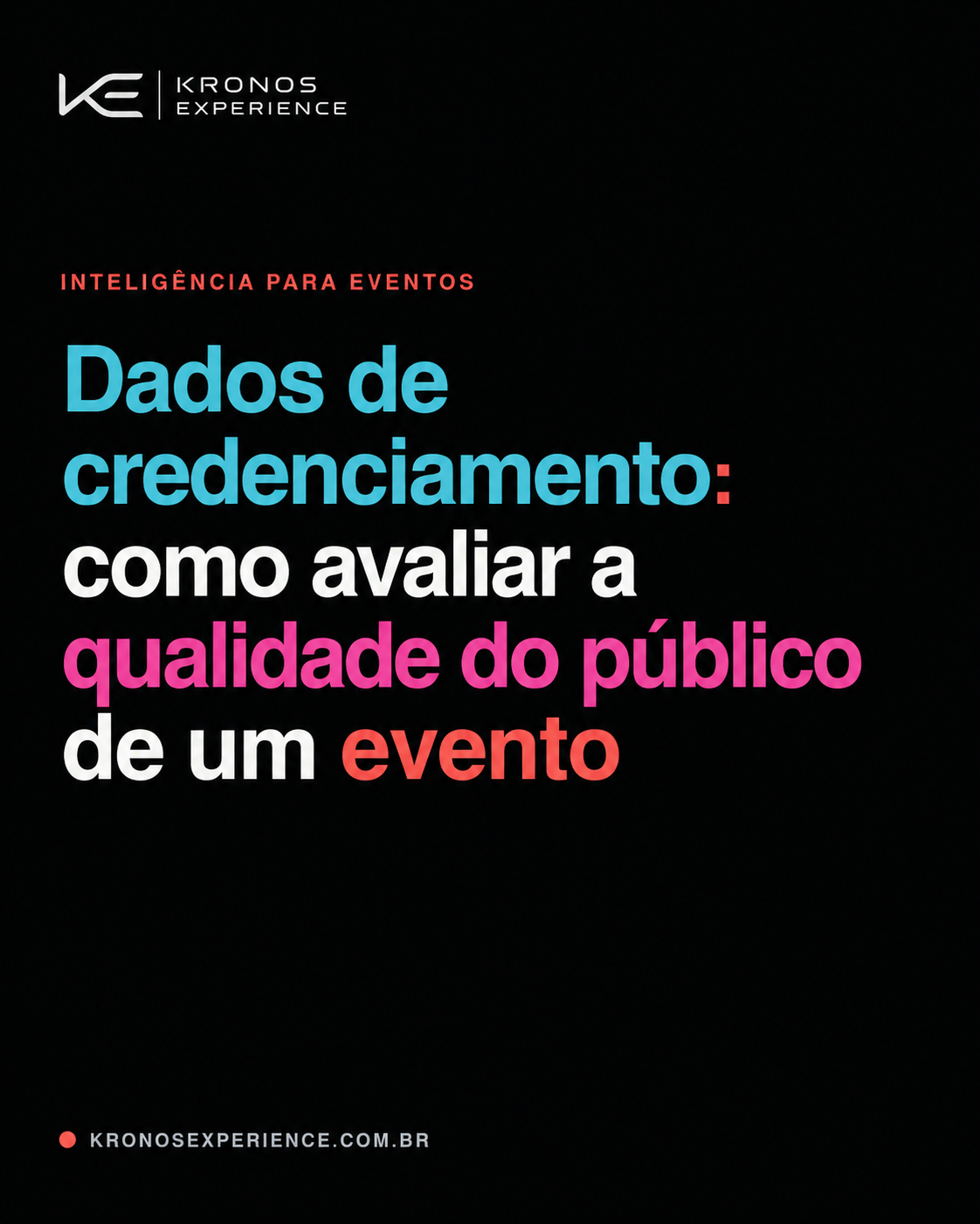 Capa do artigo Dados de credenciamento: como avaliar a qualidade do público de um evento